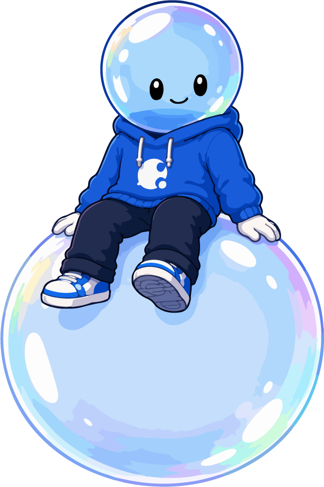Bubbleman character